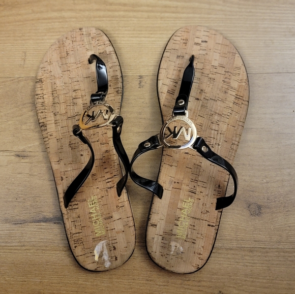 MICHAEL KORS Jelly PVC / Cork Sandals - Picture 9 of 11
